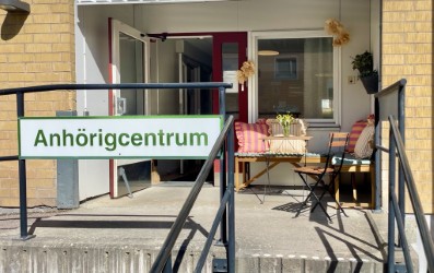 Anhörigcentrums entré