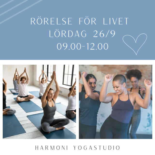 Affisch för Rörelse för livet 26 september.
